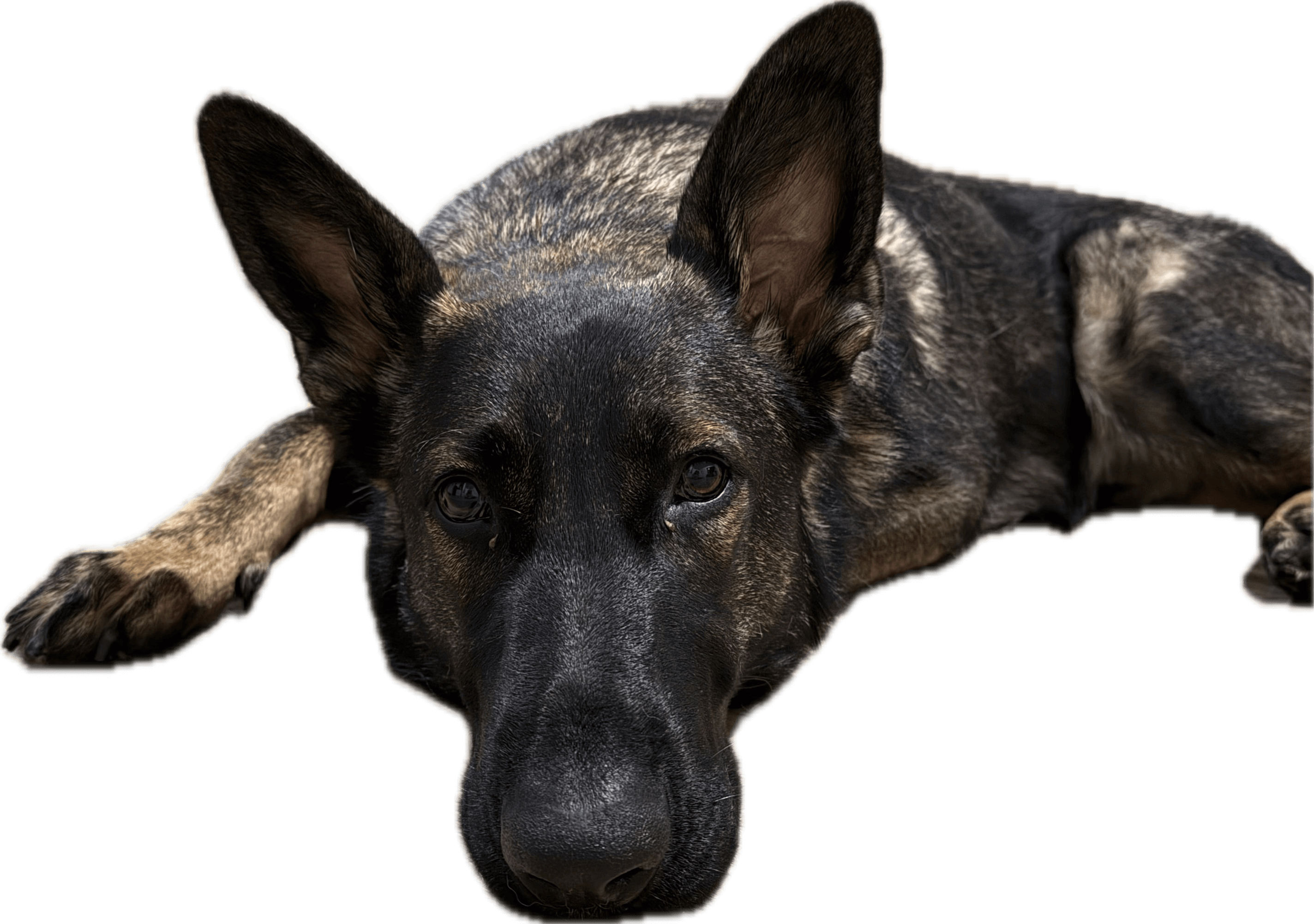 Jess Reverie with Rex, our mold detection team